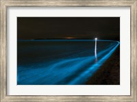 Bioluminescence in Waves in the Gippsland Lakes Fine Art Print