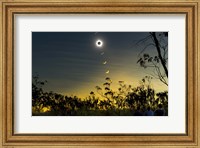 Solar Eclipse Composite Fine Art Print