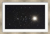 Saturn in the Beehive Star Cluster Fine Art Print