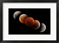 Composite of Lunar Eclipse Fine Art Print