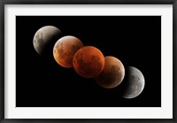 Composite of Lunar Eclipse Fine Art Print