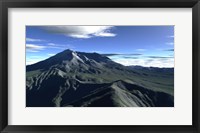 Terragen Render of Mt St Helens Fine Art Print