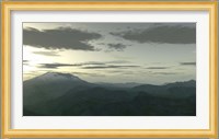 Terragen Render at Twilight Fine Art Print