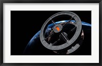 Space Station 5 in Earth Orbit Fine Art Print
