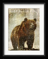 Winter Game Three Framed Print