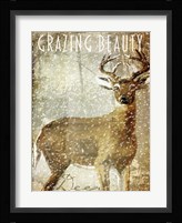 Winter Game Two Framed Print