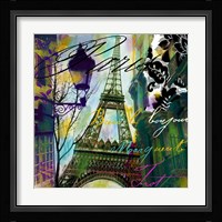 To Paris With Love I Framed Print