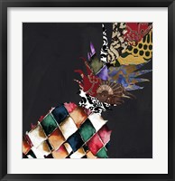 Pineapple Brocade II Framed Print