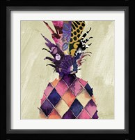 Pineapple Brocade II Framed Print