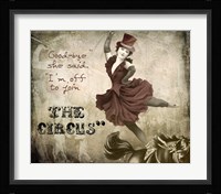 Join The Circus Framed Print