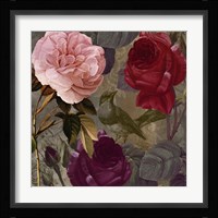 Birds and Roses II Framed Print