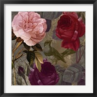Birds and Roses II Framed Print