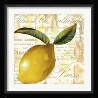 Cafe d'Or IV Framed Print