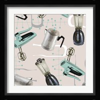 Fifties Patterns I Framed Print