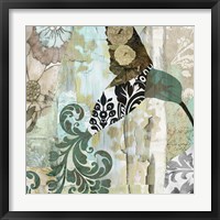 Hummingbird Batik I Fine Art Print