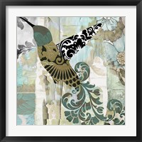 Hummingbird Batik II Fine Art Print