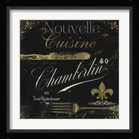 La Cuisine IV Framed Print