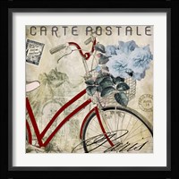 Postale Paris II Fine Art Print
