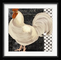 White Rooster Cafe II Framed Print