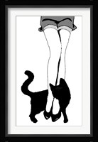 Black Cat Framed Print