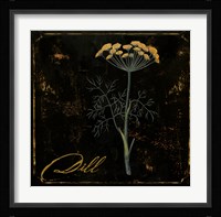 Black Gold Herbs I Fine Art Print