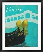 Retro Cities II Framed Print