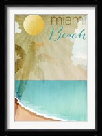 Miami Beach Framed Print