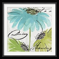 Daisy Morning II Framed Print
