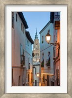 Alleyway and Toledo Cathedral Steeple, Toledo, Spain Fine Art Print