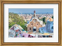Park Guell Terrace, Barcelona, Spain Fine Art Print