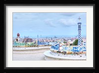 Park Guell Terrace, Barcelona, Spain Fine Art Print