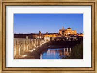 Roman Bridge, Catedral Mosque of Cordoba, Cordoba, Andalucia, Spain Fine Art Print
