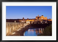 Roman Bridge, Catedral Mosque of Cordoba, Cordoba, Andalucia, Spain Fine Art Print