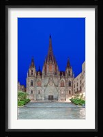 Gothic Quarter, Barcelona Cathedral, Barcelona, Spain Fine Art Print