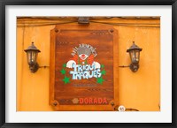 Sign on Tenerife, Canary Islands, Spain Fine Art Print