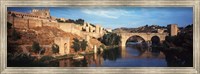Puente De San Martin Bridge over the Tagus River, Toledo, Spain Fine Art Print