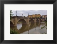 Bridge over Rio Ebro in Logrono, La Rioja, Spain Fine Art Print