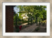 Entrance gate to Cordorniu Winery, Catalonia, Spain Fine Art Print