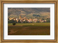Village of Brinas surrounded by Vineyards, La Rioja Region, Spain Fine Art Print