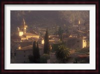 View of Town and Cartuja de Valledemossa, Mallorca, Balearics, Spain Fine Art Print