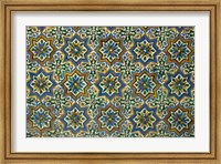 Moorish Mosaic Azulejos (ceramic tiles), Casa de Pilatos Palace, Sevilla, Spain Fine Art Print