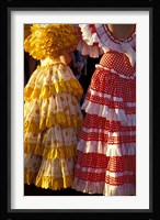 Colorful Flamenco Dresses at Feria de Abril, Sevilla, Spain Fine Art Print
