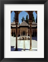 Patio de los Leones in the Alhambra, Granada, Spain Fine Art Print