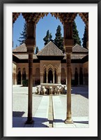 Patio de los Leones in the Alhambra, Granada, Spain Fine Art Print