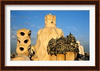 Antonio Gaudi's La Pedrera, Casa Mila, Barcelona, Spain Fine Art Print