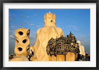 Antonio Gaudi's La Pedrera, Casa Mila, Barcelona, Spain Fine Art Print