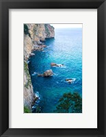 Spain, Cantabria, Faro del Caballo, Mount Buciero, Cliffs Fine Art Print