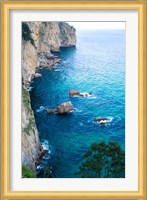 Spain, Cantabria, Faro del Caballo, Mount Buciero, Cliffs Fine Art Print