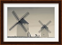 La Mancha Windmills, Campo de Criptana, Castile-La Mancha Region, Spain Fine Art Print