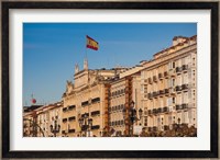 Waterfront Buildings, Santander, Spain Fine Art Print